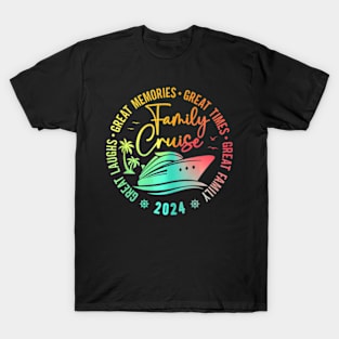 Family Cruise 2024 Making Memories Family Vacation 2024 T-Shirt